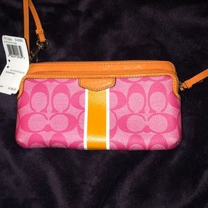 Coach Signature wristlet